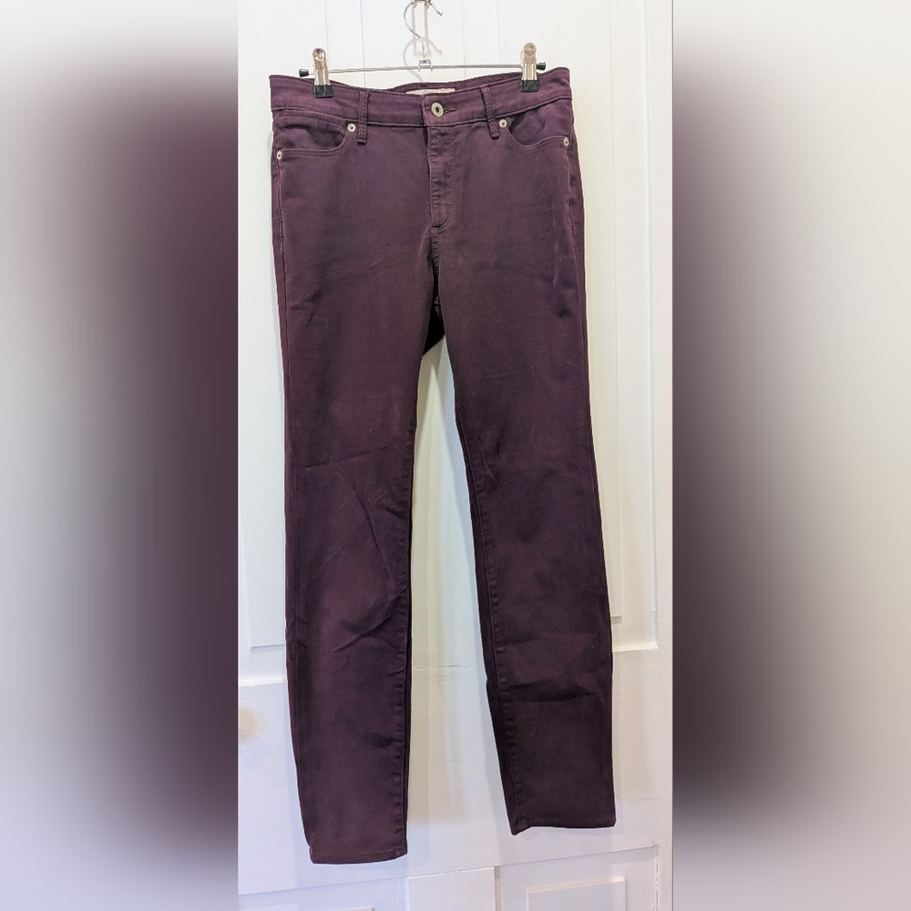 Lucky Brand Hayden Skinny Jean Oxblood Maroon | 27 4